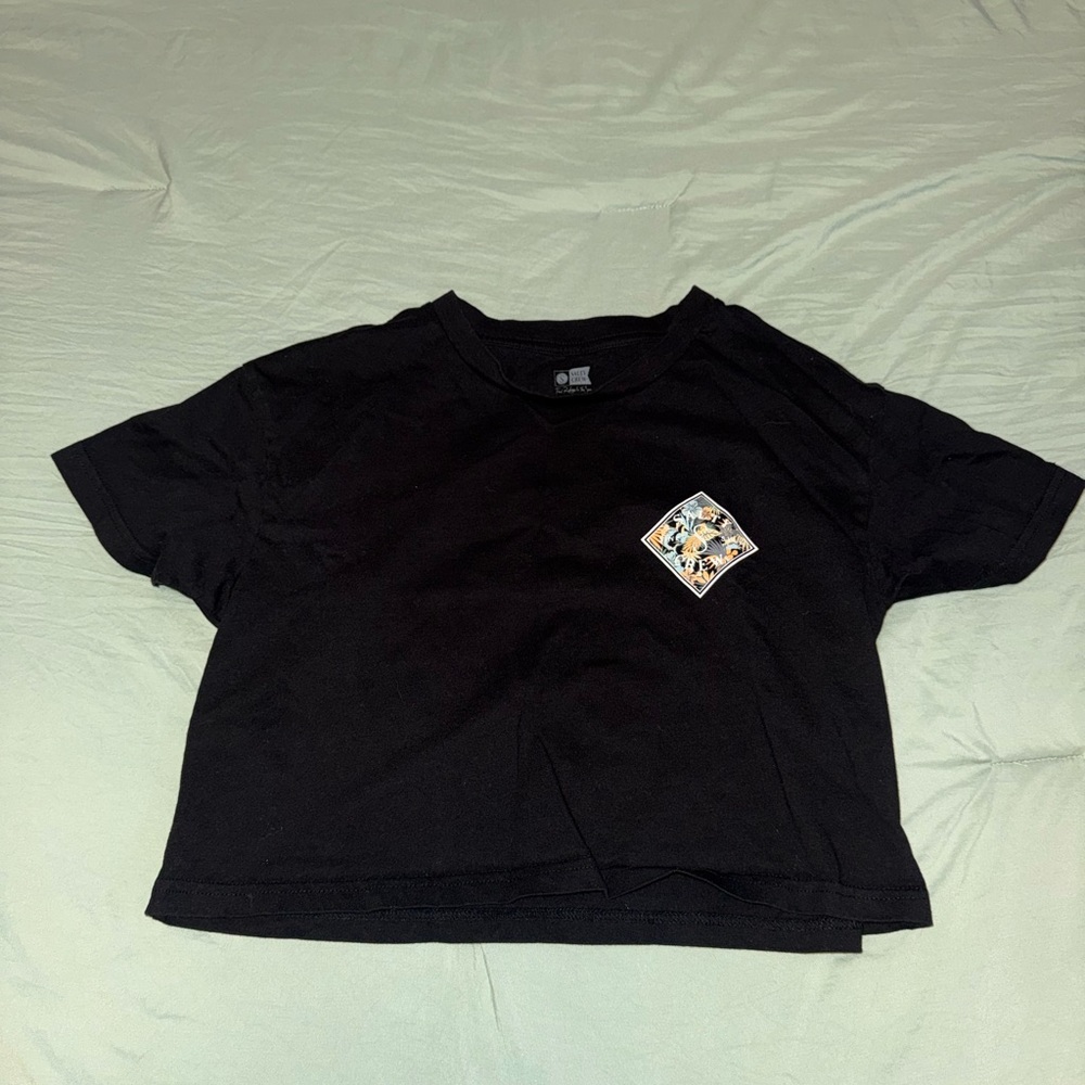 Salty Crew Black Crop Top